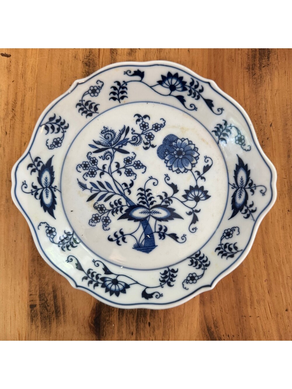Vintage Blue Danube Fine China - 7" Round Fluted Ovenware Dish